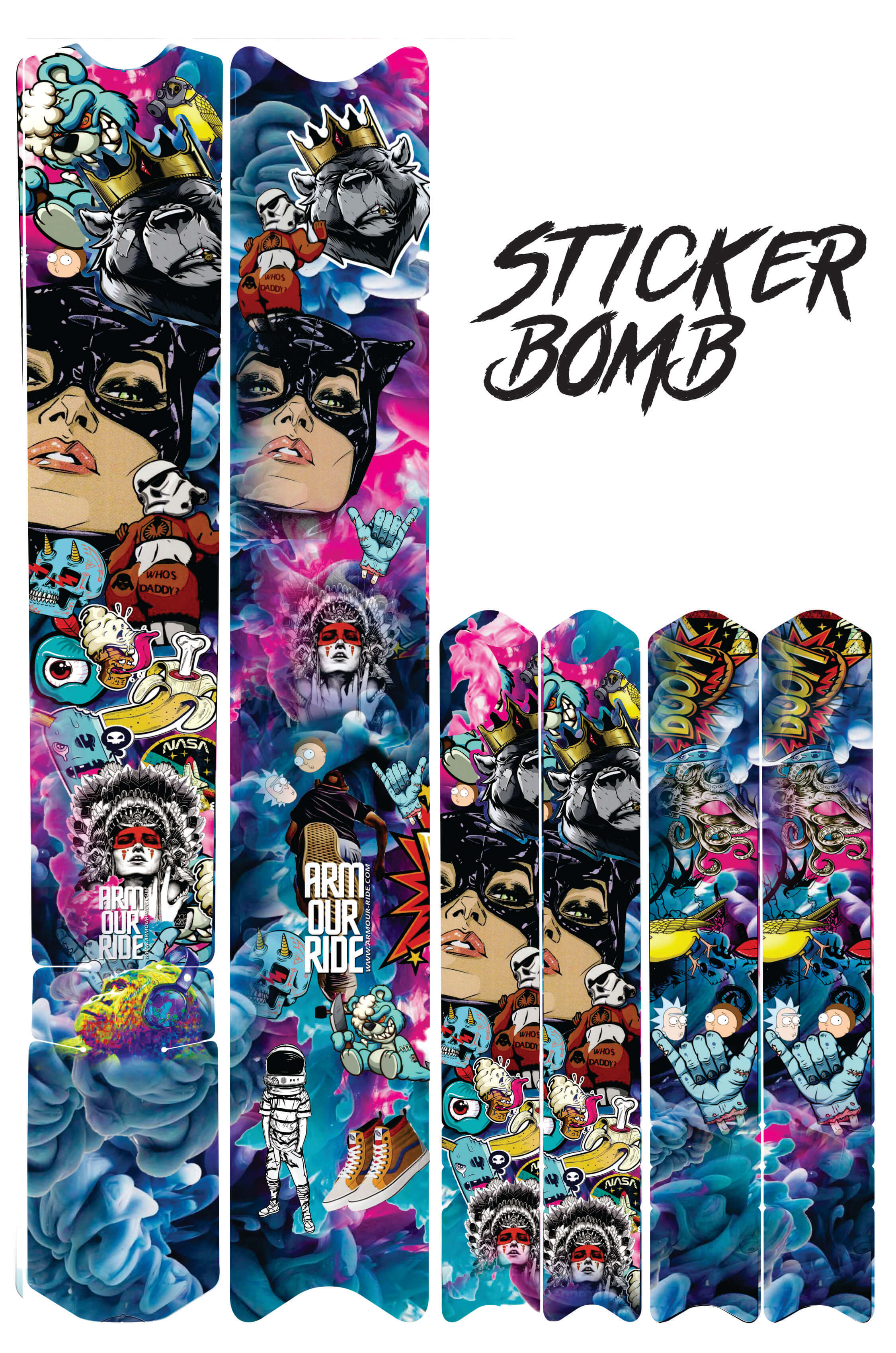 thumbnail image 2 of Deck Out Your Ride! 25-Piece Assorted Motorsport Sticker Bomb Selection (Glossy, UK Made) 2 of 6