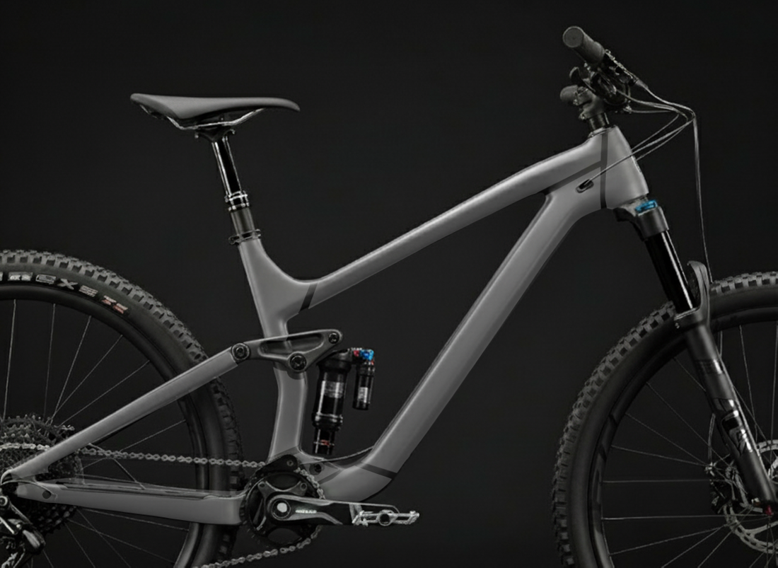 Mountain bike with full frame protection film — Armour-Ride Cape Town