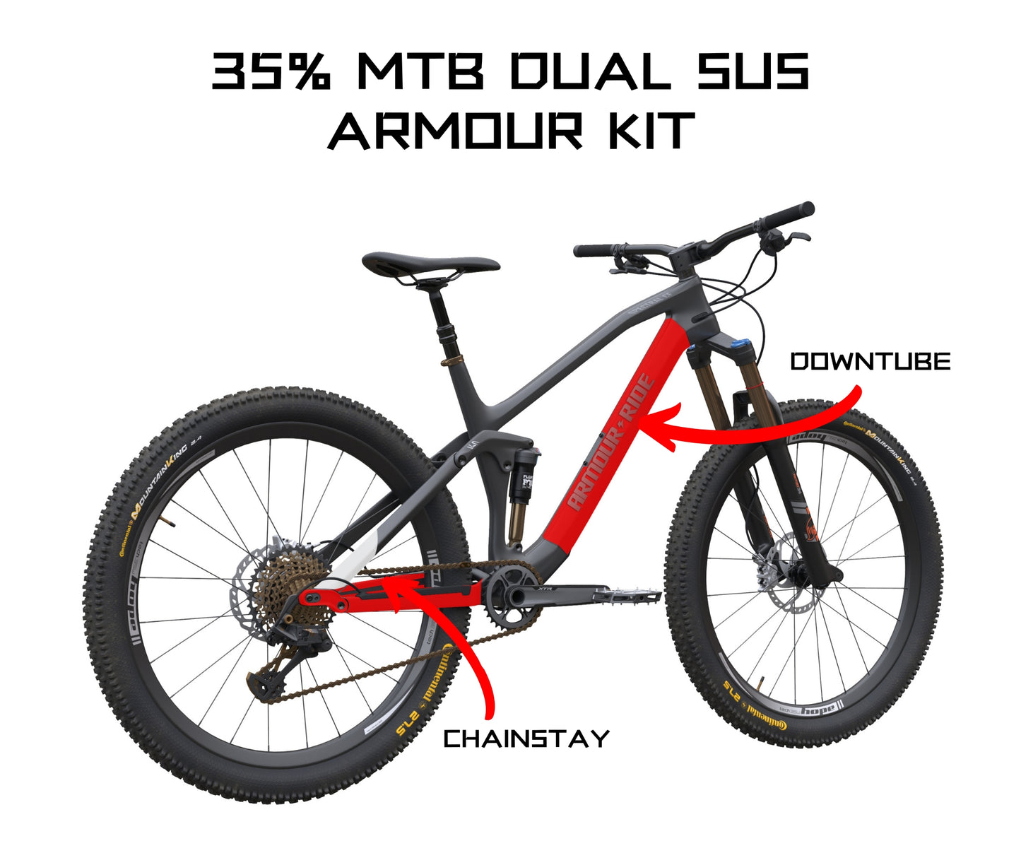 35% MTB DUAL SUSPENSION ARMOUR