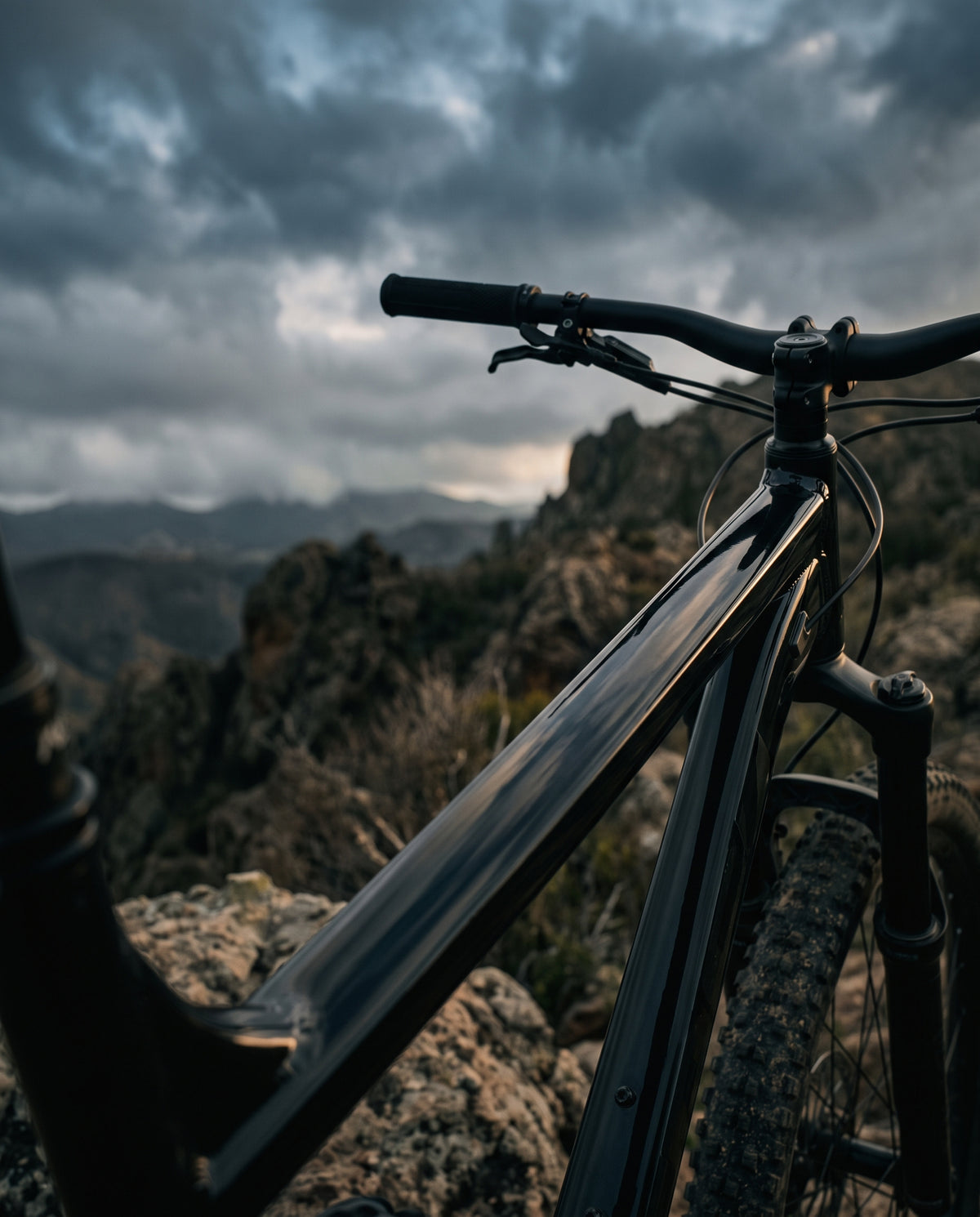 Your top tube wears out from contact, not crashes.